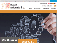 Tablet Screenshot of nuzzofortunato.com